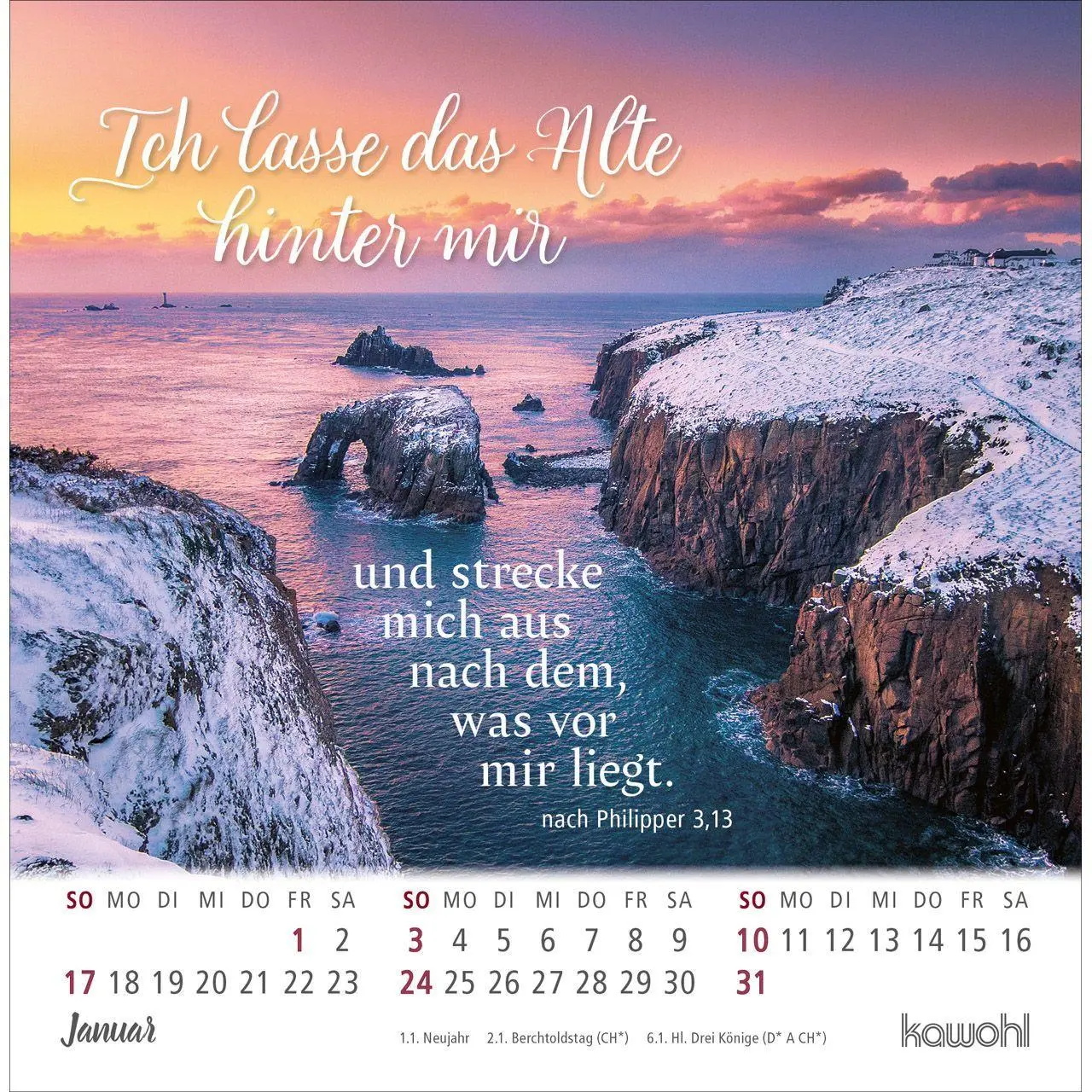 Bild: 9783754879870 | Ankommen &amp; leben 2027 | Postkarten-Kalender mit Bibelwort-Herzstücken