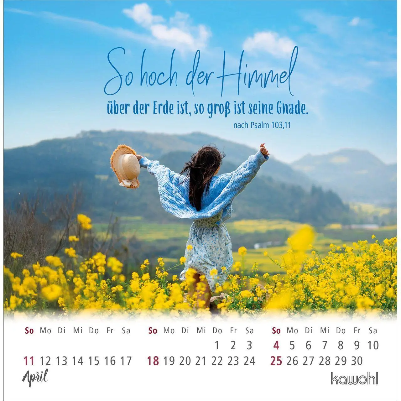 Bild: 9783754879870 | Ankommen &amp; leben 2027 | Postkarten-Kalender mit Bibelwort-Herzstücken