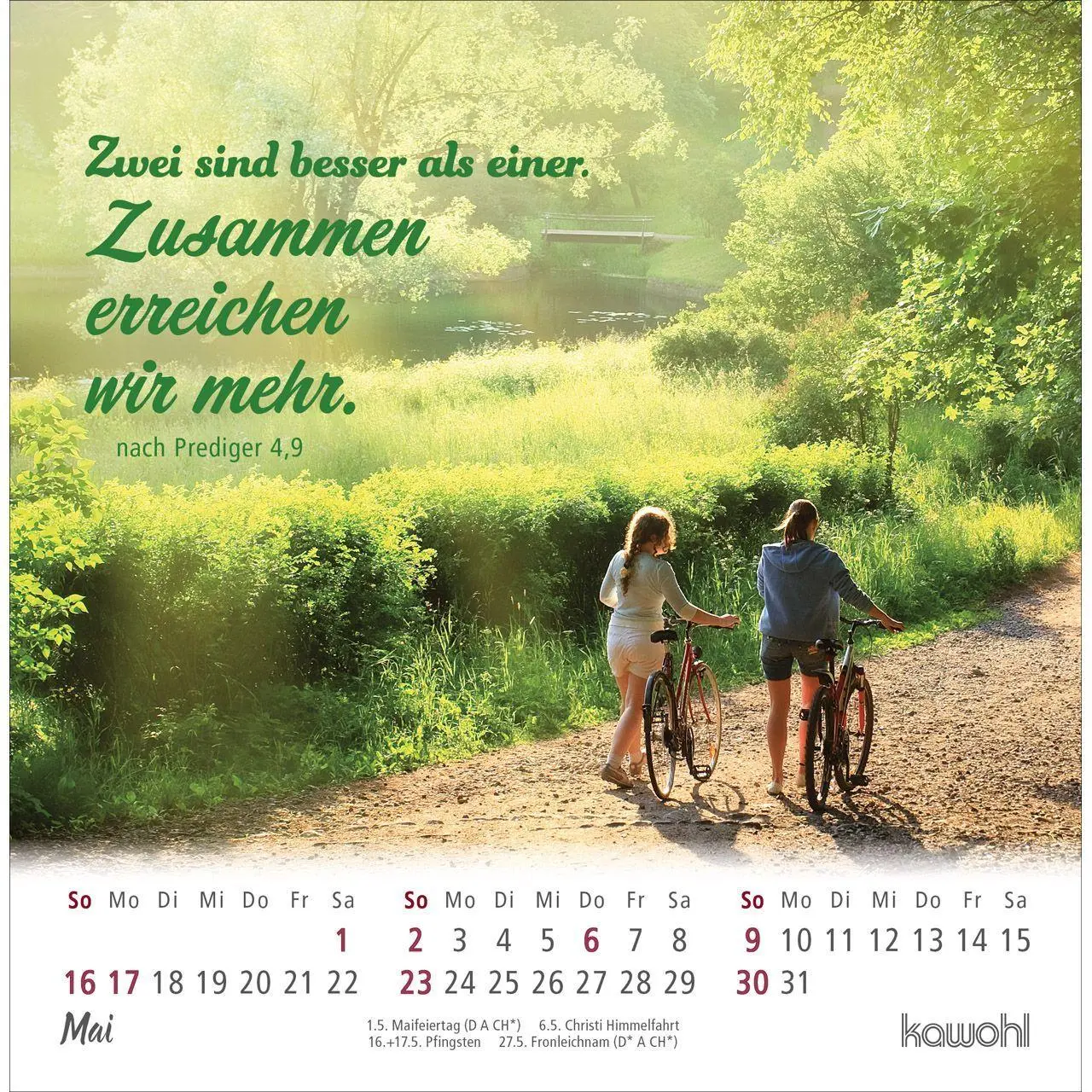 Bild: 9783754879870 | Ankommen &amp; leben 2027 | Postkarten-Kalender mit Bibelwort-Herzstücken