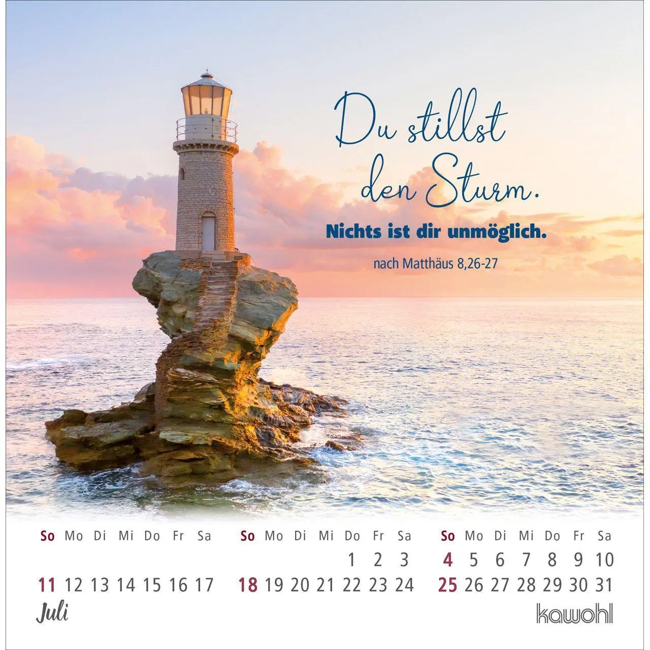 Bild: 9783754879870 | Ankommen &amp; leben 2027 | Postkarten-Kalender mit Bibelwort-Herzstücken