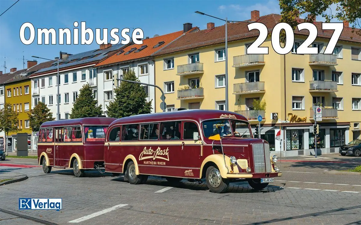 Cover: 9783844659870 | Omnibusse 2027 | Kalender | 13 S. | Deutsch | 2027 | EK-Verlag
