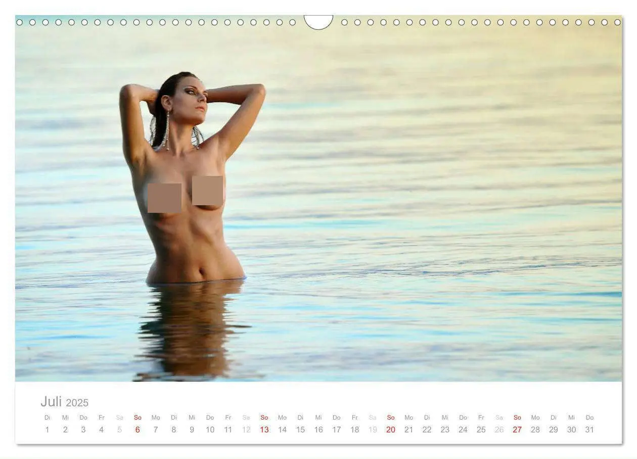 Bild: 9783435539970 | Wasser und Nymphen - Akt am Wasser (Wandkalender 2025 DIN A3 quer),...