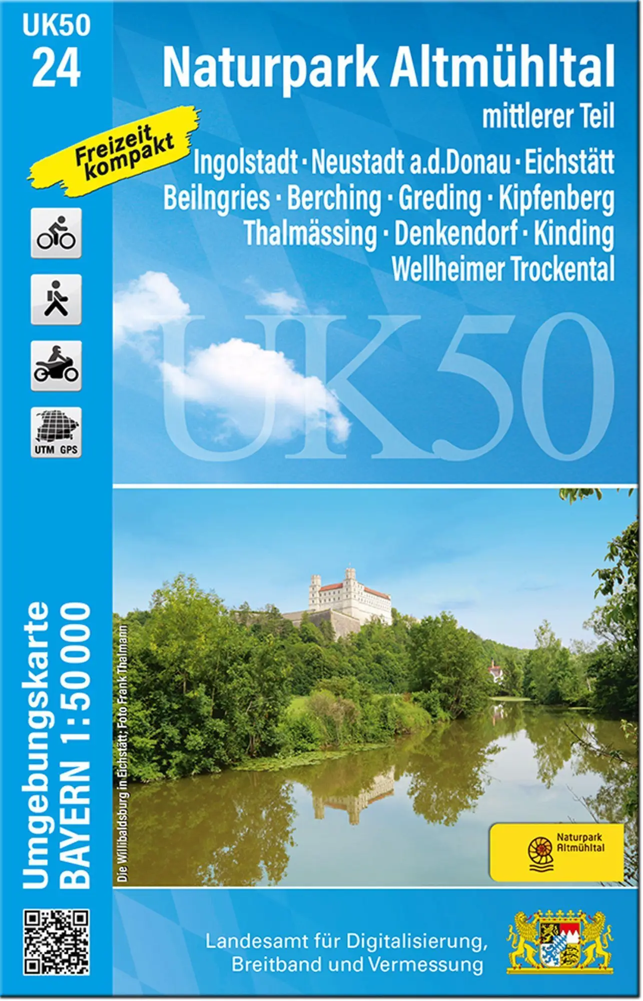 Cover: 9783899339970 | UK50-24 Naturpark Altmühltal mittlerer Teil | Digitalisierung | 2023