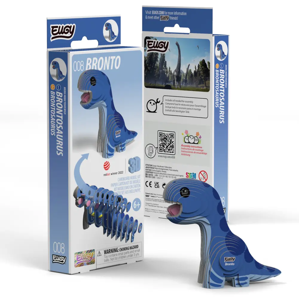 Cover: 9421035150071 | EUGY - 3D Bastelset Brontosaurus | Kit (Bastelset) | In Karton | 2026