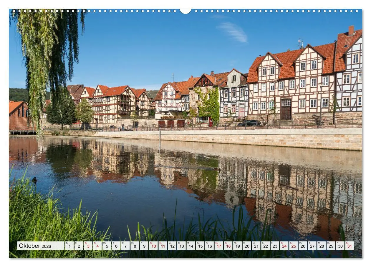 Bild: 9783457430071 | Das Weserbergland (hochwertiger Premium Wandkalender 2026 DIN A2...