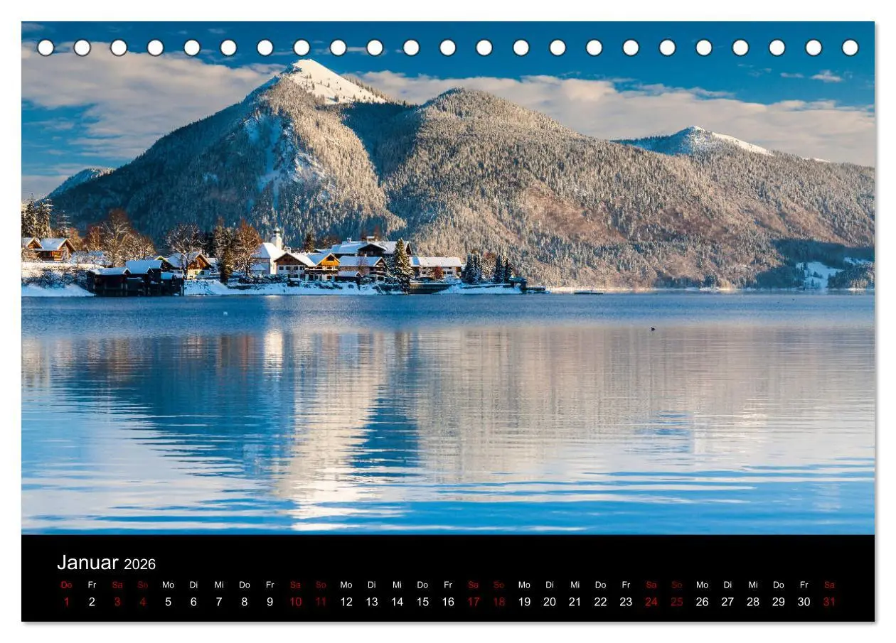 Bild: 9783457810071 | Bayerische Landschaften (Tischkalender 2026 DIN A5 quer), CALVENDO...