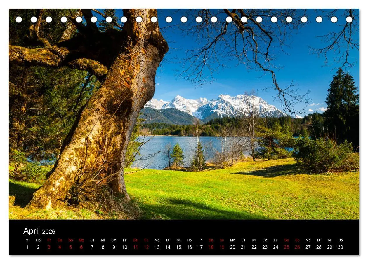 Bild: 9783457810071 | Bayerische Landschaften (Tischkalender 2026 DIN A5 quer), CALVENDO...