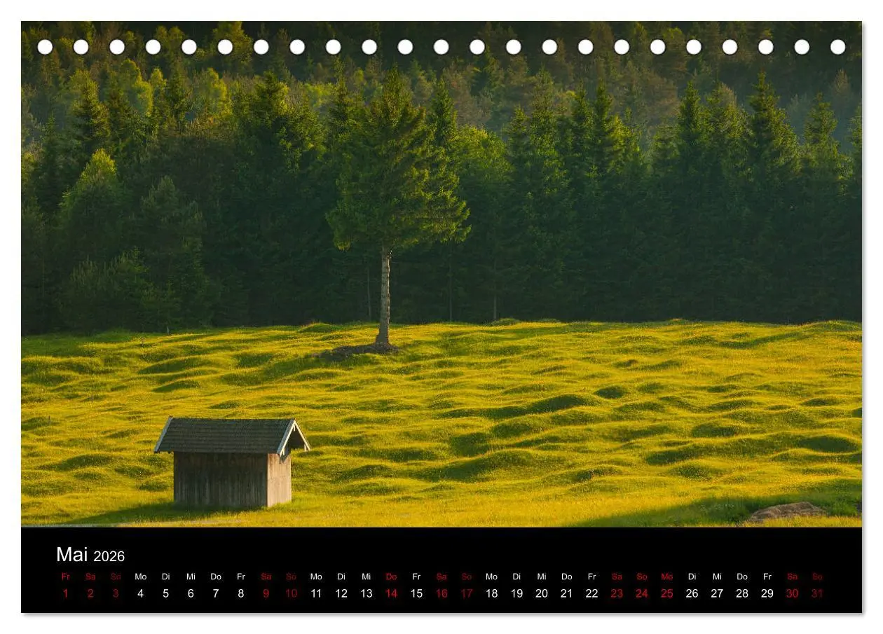 Bild: 9783457810071 | Bayerische Landschaften (Tischkalender 2026 DIN A5 quer), CALVENDO...