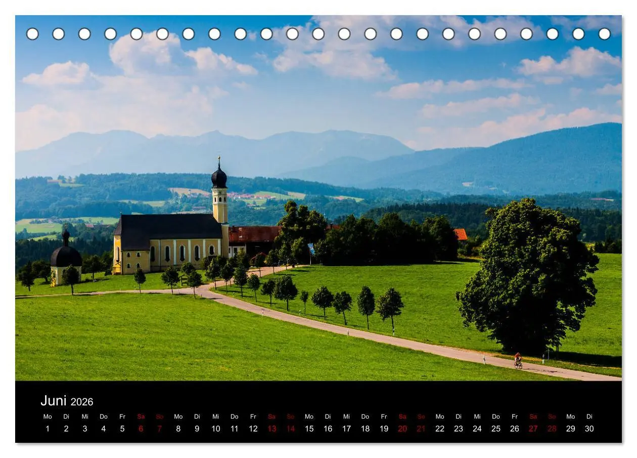 Bild: 9783457810071 | Bayerische Landschaften (Tischkalender 2026 DIN A5 quer), CALVENDO...