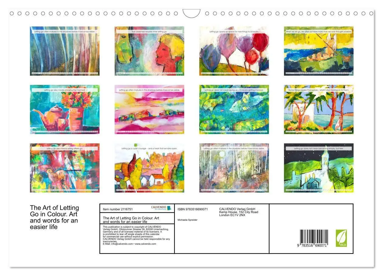 Bild: 9783516690071 | The Art of Letting Go in Colour. Art and words for an easier life...