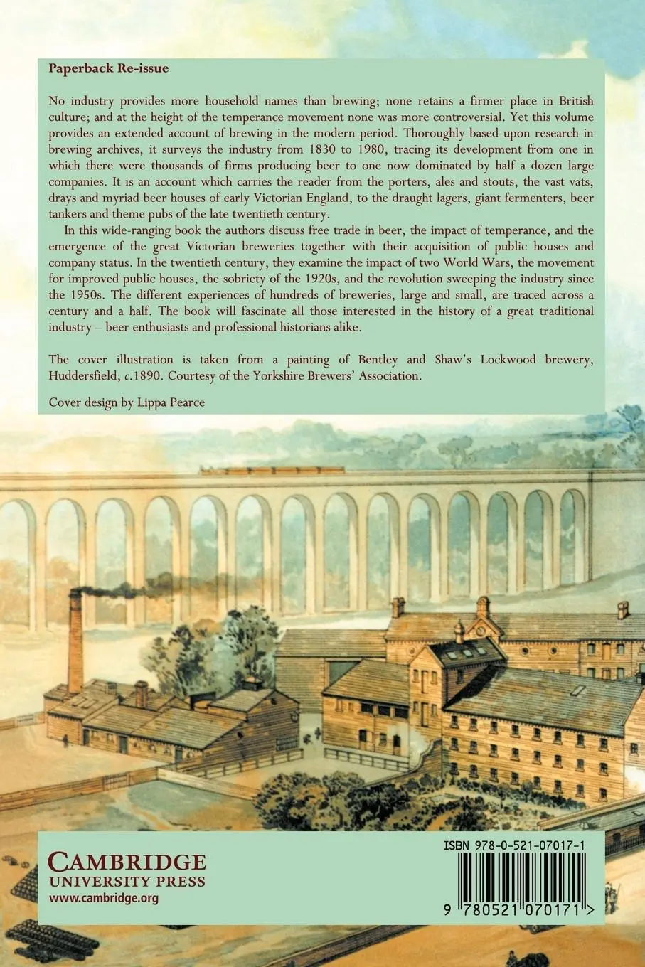 Rückseite: 9780521070171 | The British Brewing Industry, 1830 1980 | T. R. Gourvish (u. a.)