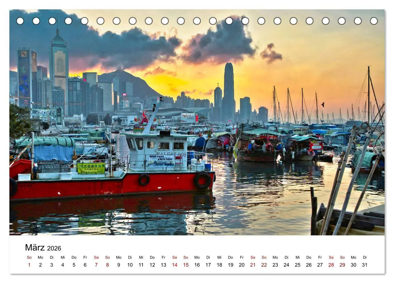 Bild: 9783457730171 | Megacity Hong Kong (Tischkalender 2026 DIN A5 quer), CALVENDO...