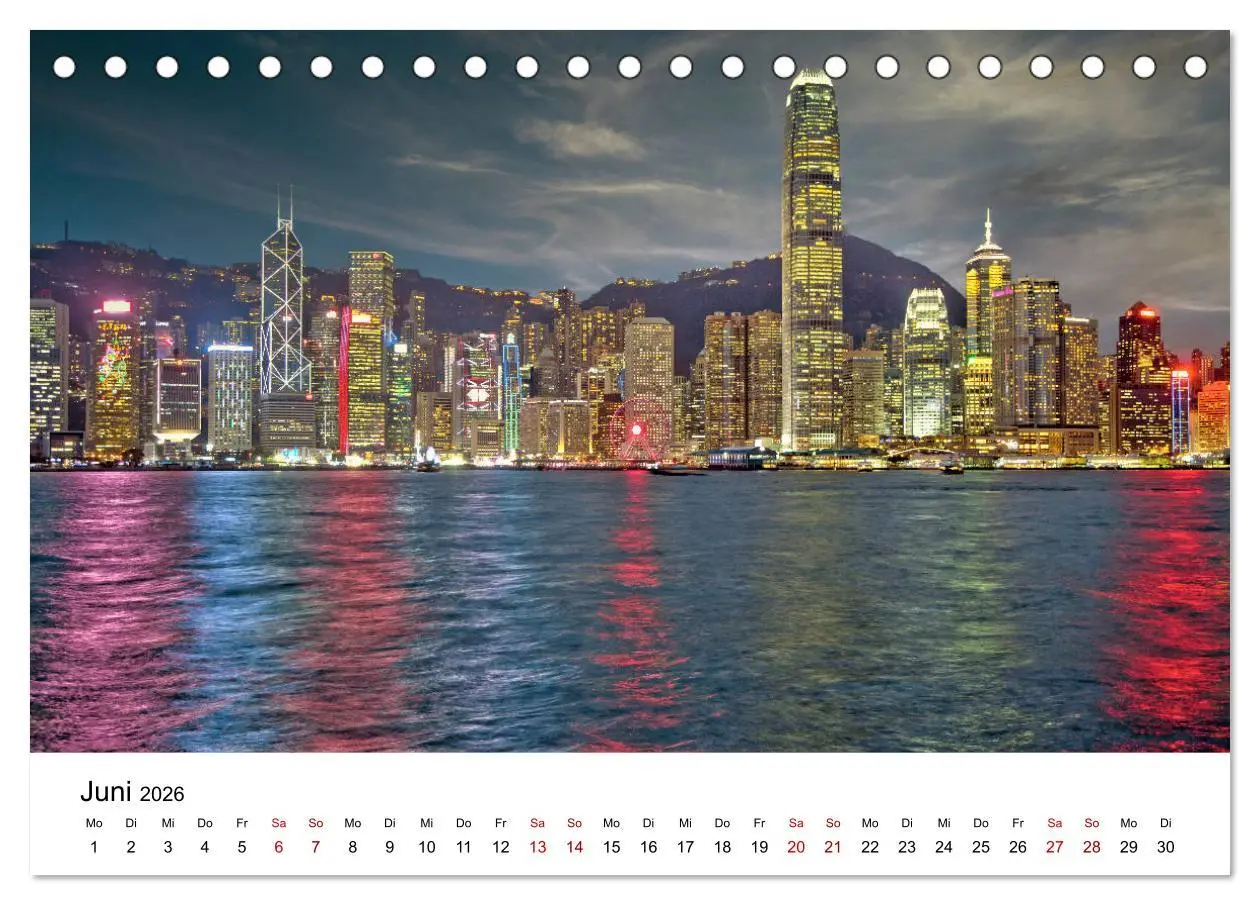 Bild: 9783457730171 | Megacity Hong Kong (Tischkalender 2026 DIN A5 quer), CALVENDO...