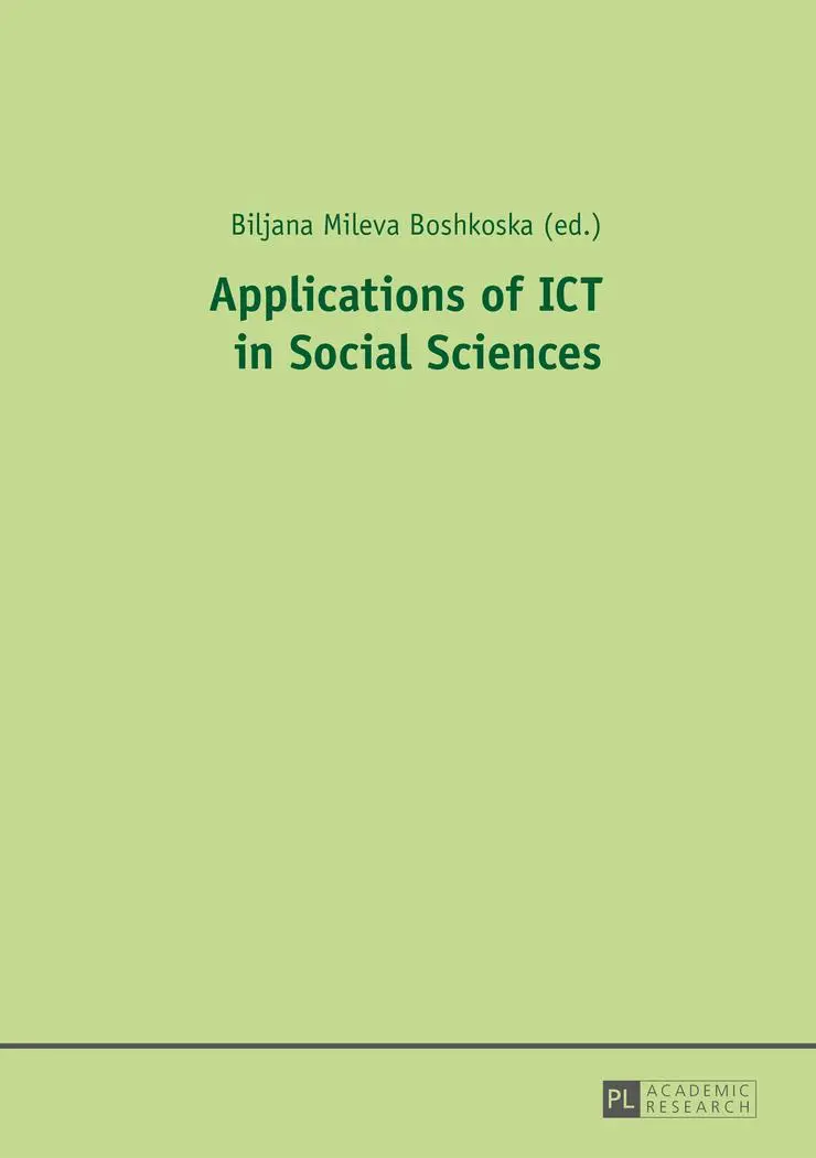 Applications of ICT in Social Sciences Kartoniert (TB)