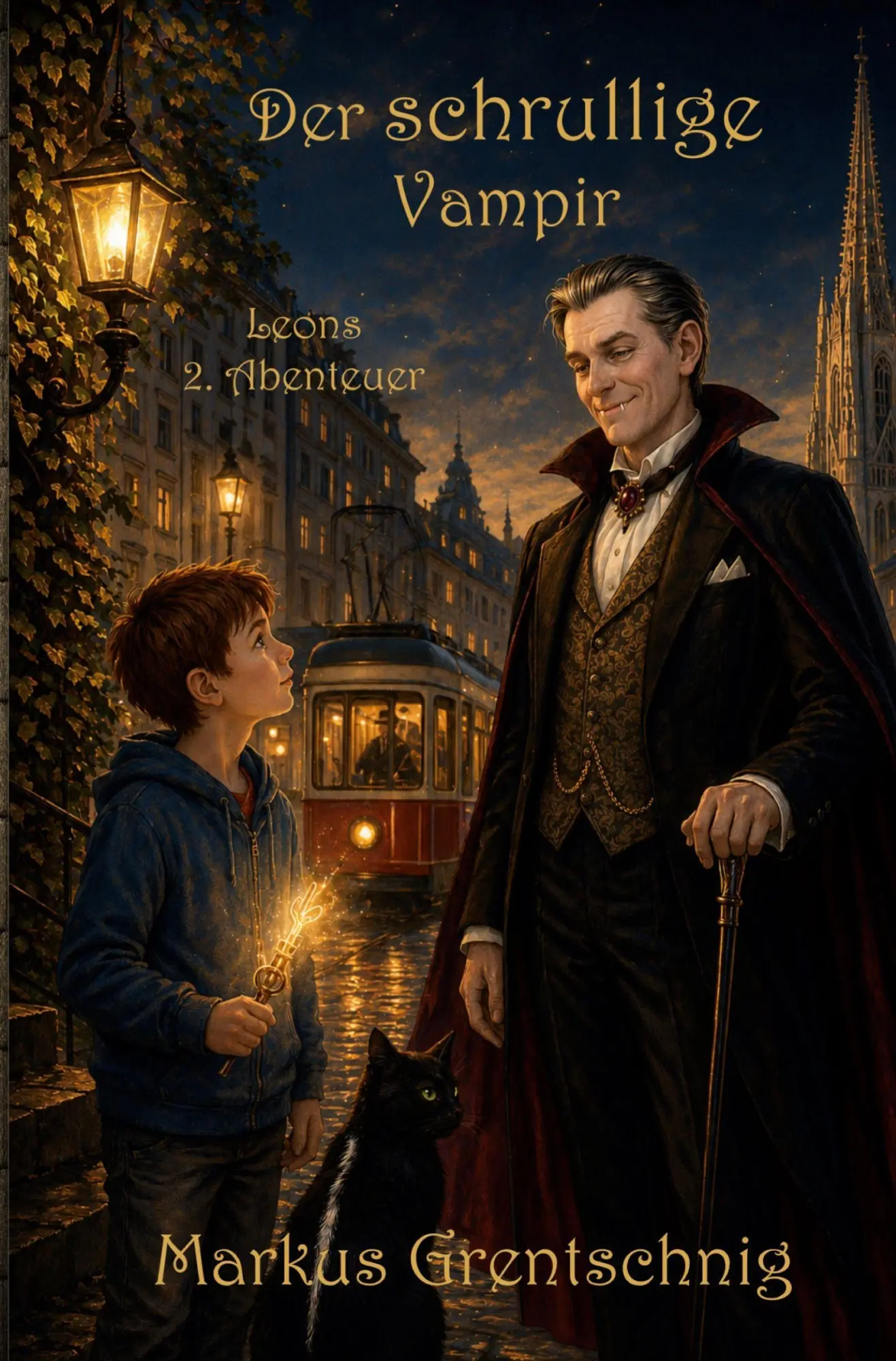 Cover: 9783695640171 | Der schrullige Vampir | Leons 2. Abenteuer | Markus Grentschnig | Buch