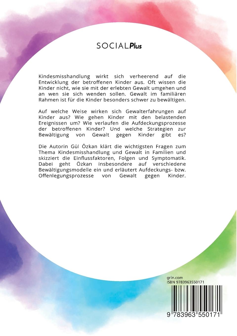 Rückseite: 9783963550171 | Kindesmisshandlung und Gewalt in Familien. Wie Kinder traumatische...