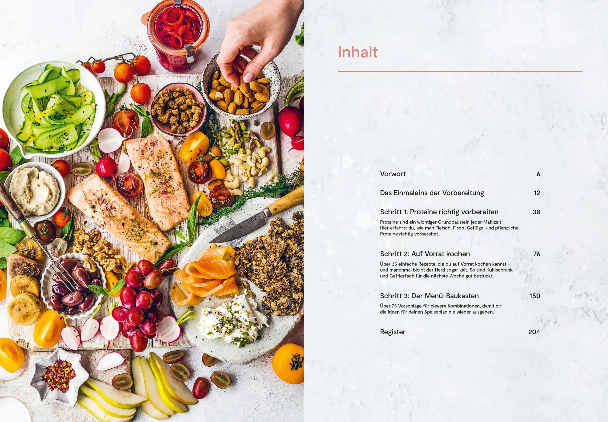Bild: 9783965840171 | Healthy Meal Prep | 1 x kochen, 5 x natürlich und gesund genießen | ZS