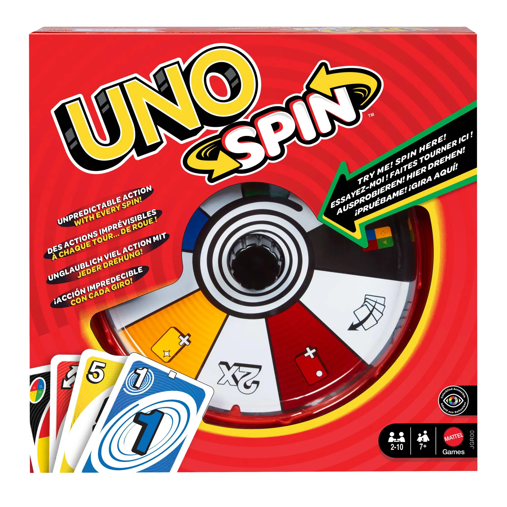 Cover: 194735320271 | UNO Spin | Spiel | JGR00 | Deutsch | 2025 | Mattel GmbH