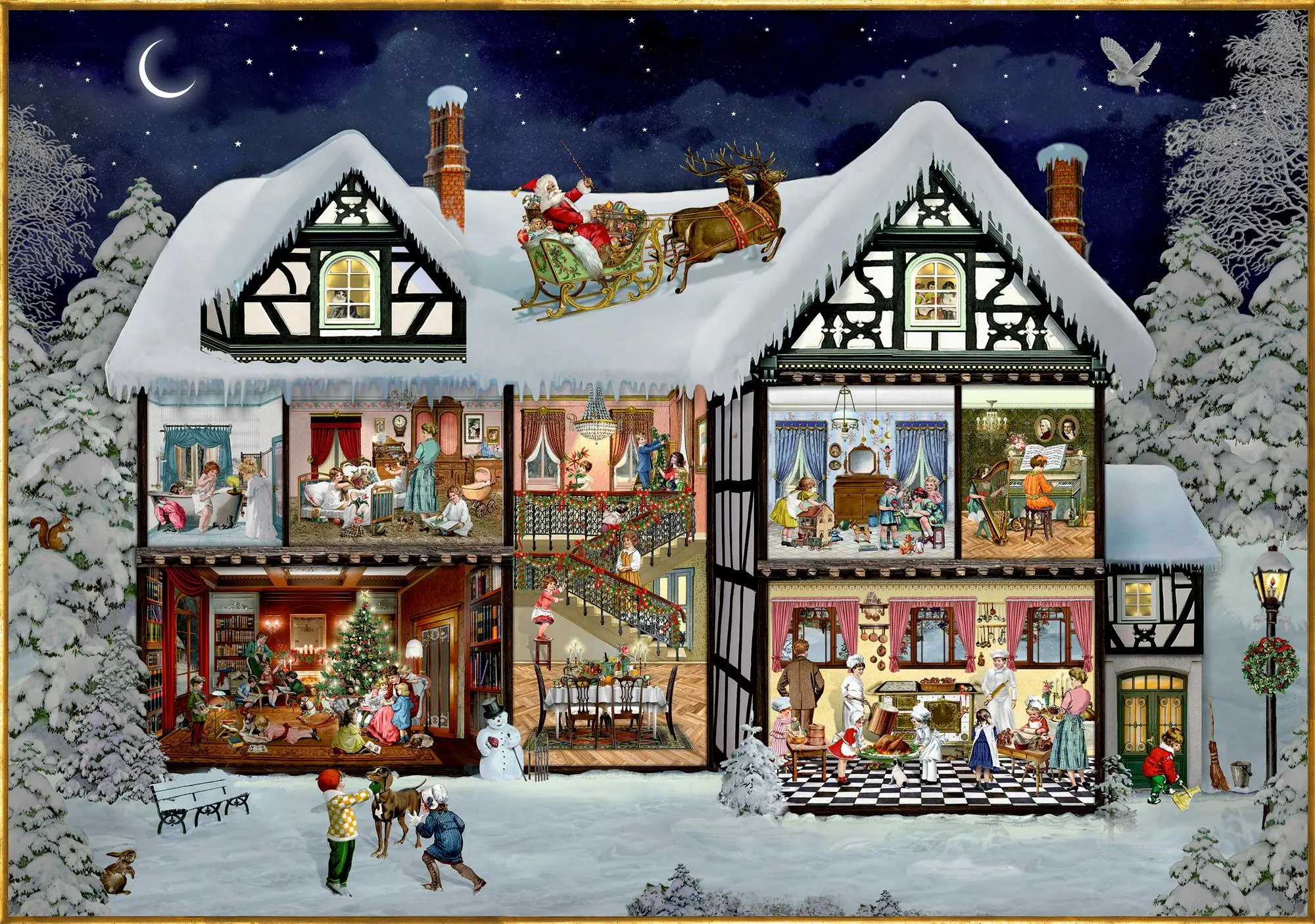 Cover: 4050003970271 | Puzzle - Im Adventshaus | Spiel | 1 S. | 97027 | Deutsch | 2025