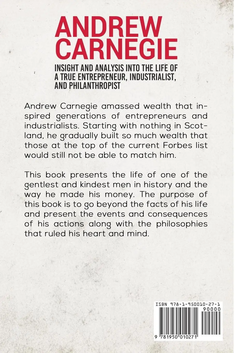 Rückseite: 9781950010271 | Andrew Carnegie - Insight and Analysis into the Life of a True...