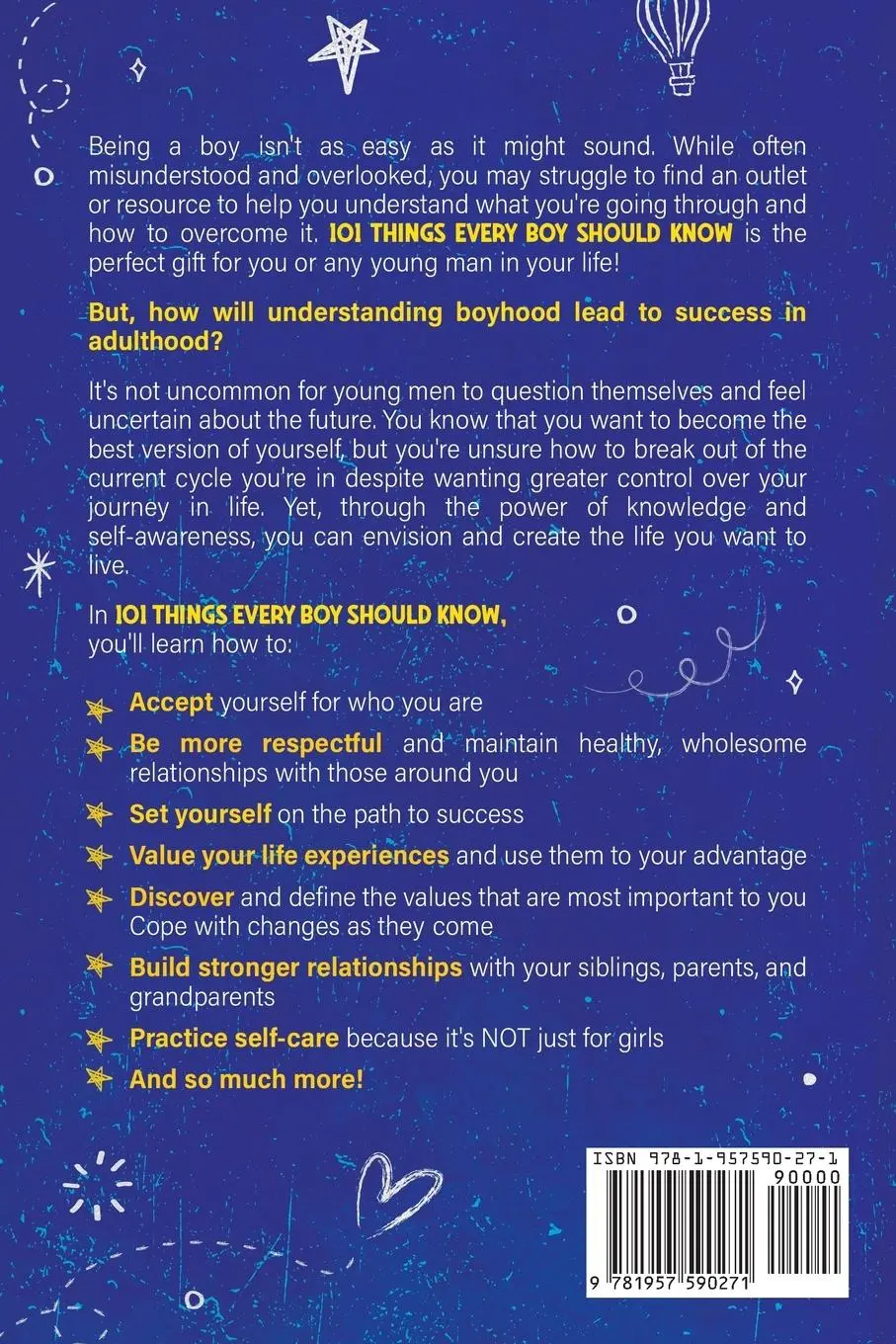 Rückseite: 9781957590271 | 101 Things Every Boy Needs To Know | Jamie Myers | Taschenbuch | 2022
