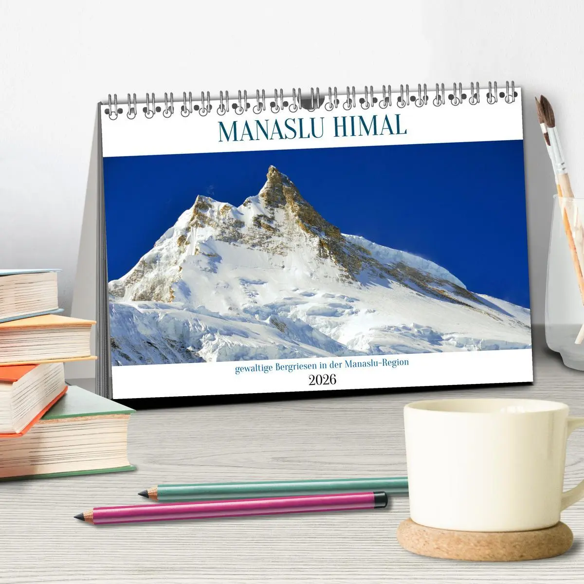 Bild: 9783457410271 | MANASLU HIMAL gewaltige Bergriesen (Tischkalender 2026 DIN A5...