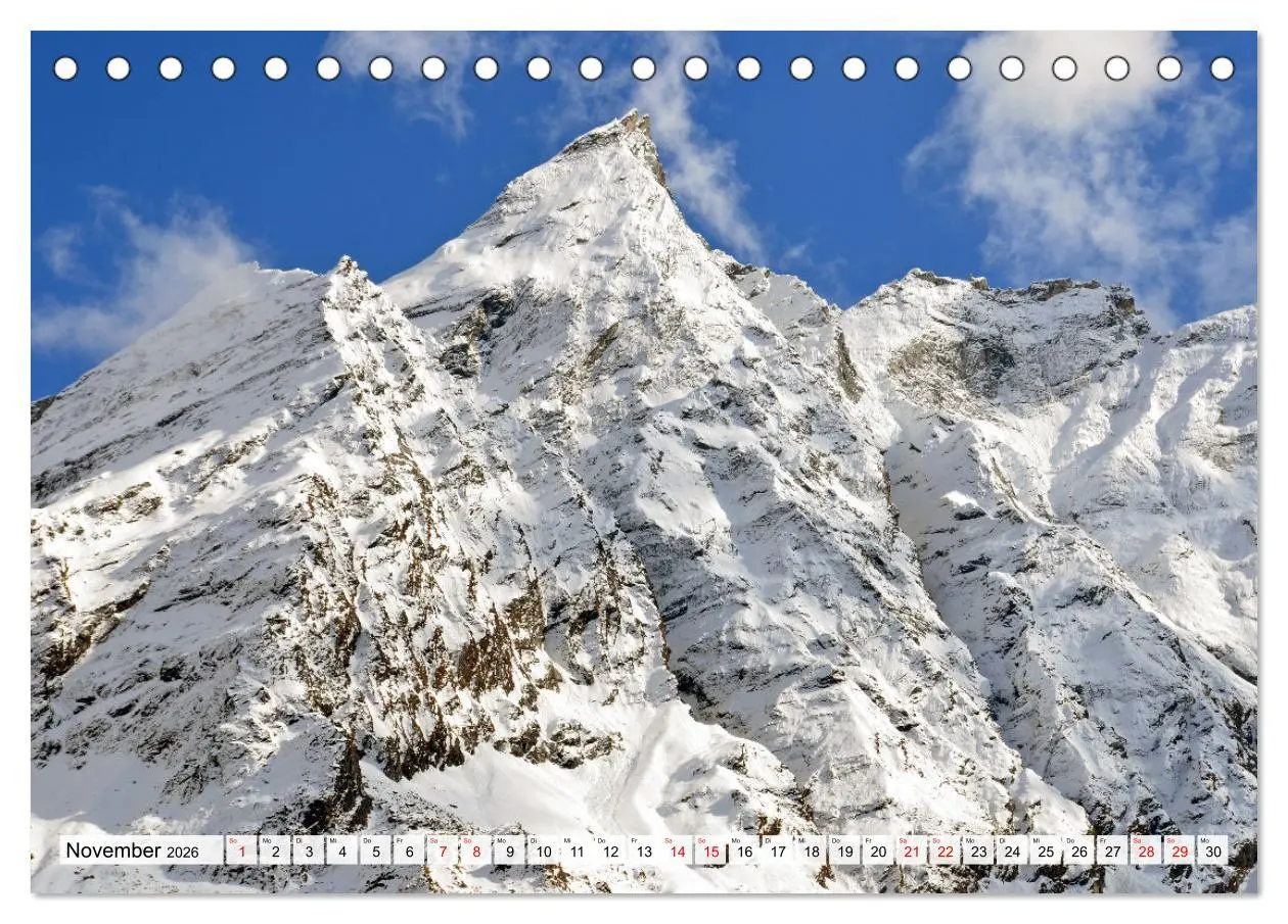 Bild: 9783457410271 | MANASLU HIMAL gewaltige Bergriesen (Tischkalender 2026 DIN A5...