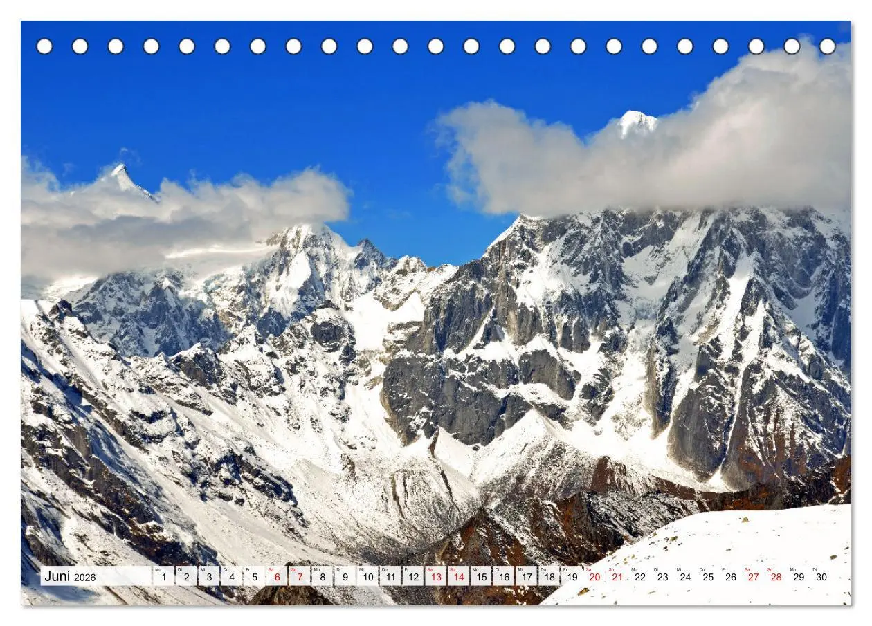 Bild: 9783457410271 | MANASLU HIMAL gewaltige Bergriesen (Tischkalender 2026 DIN A5...