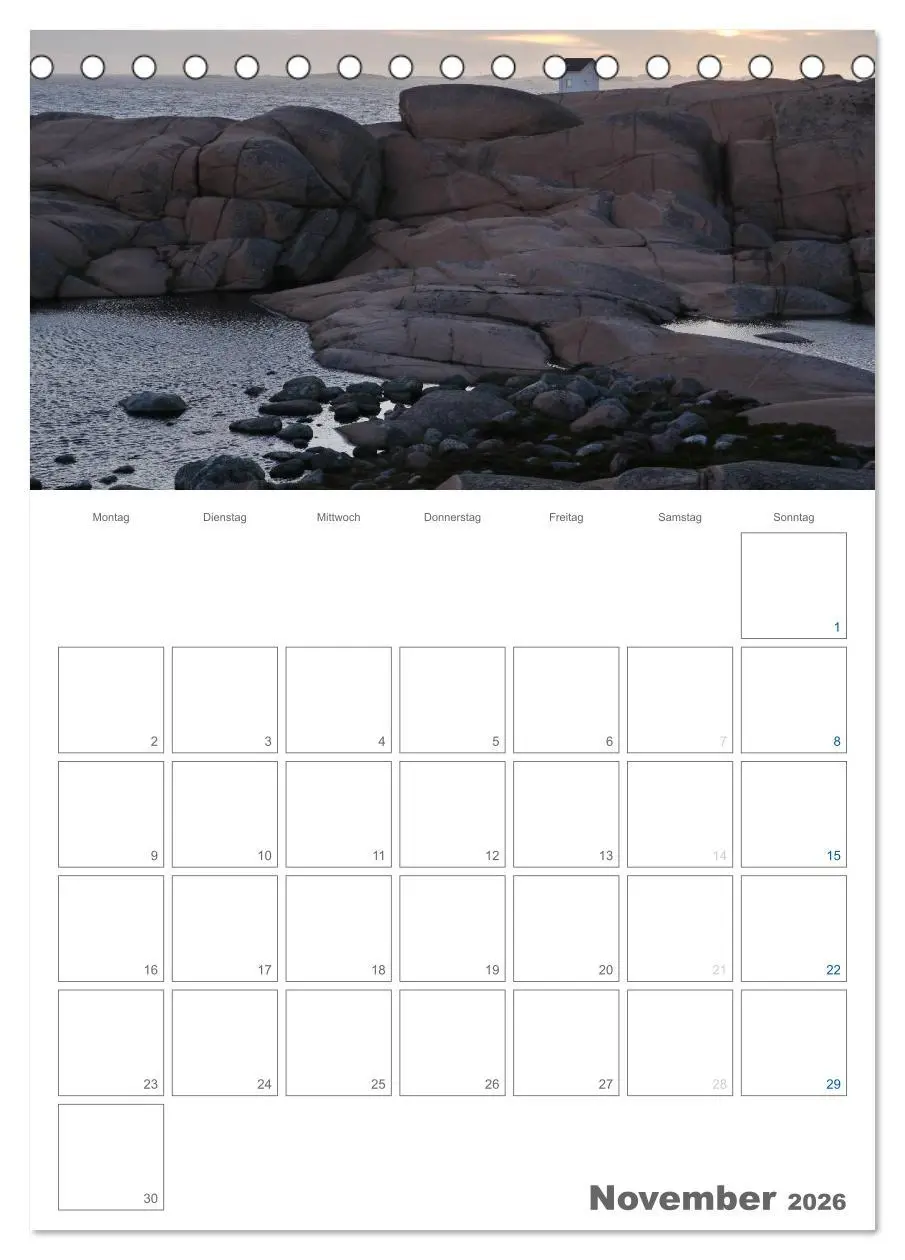 Bild: 9783516430271 | Typisch Schwedisch Bohuslän (Tischkalender 2026 DIN A5 hoch),...