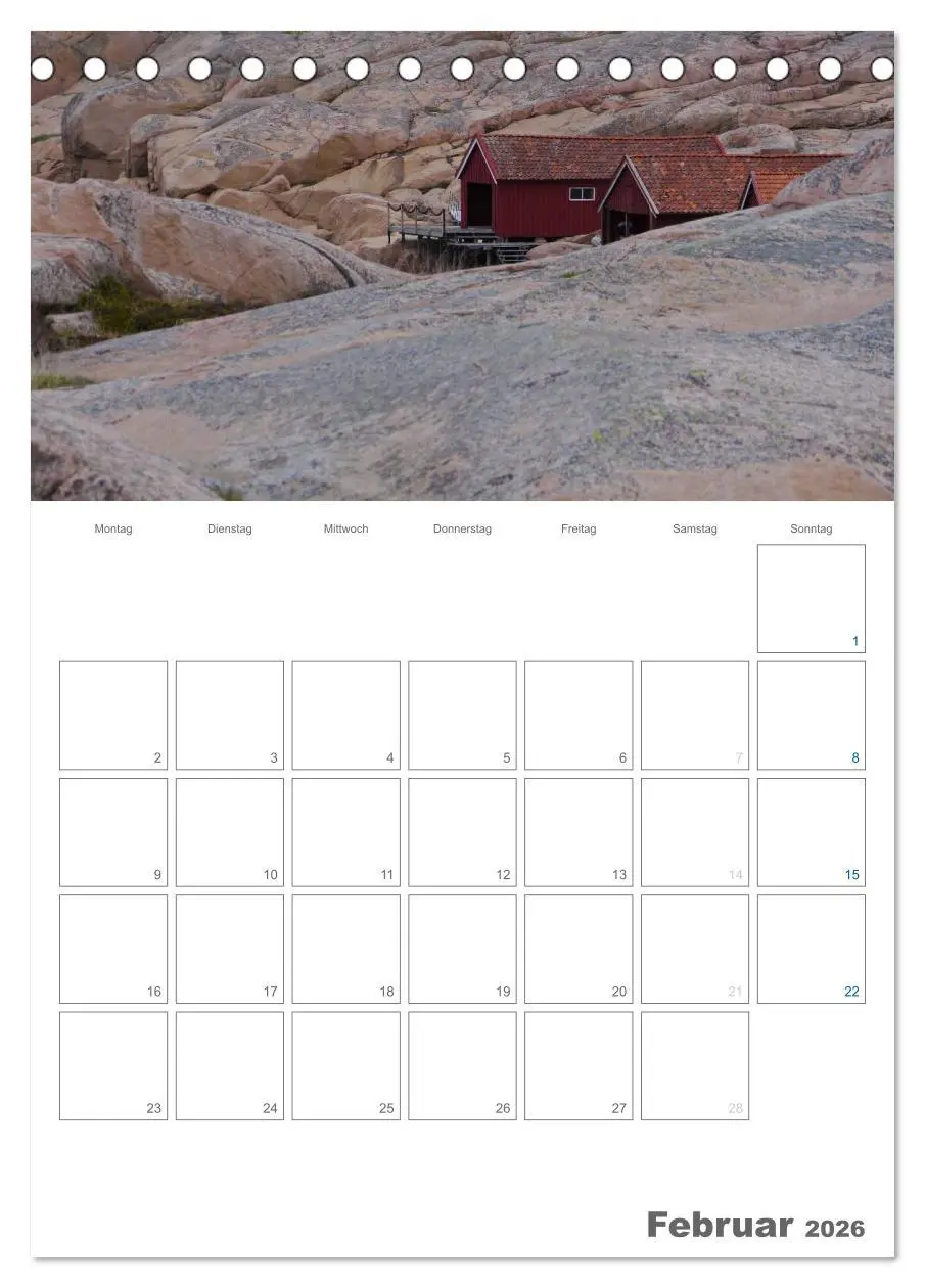 Bild: 9783516430271 | Typisch Schwedisch Bohuslän (Tischkalender 2026 DIN A5 hoch),...