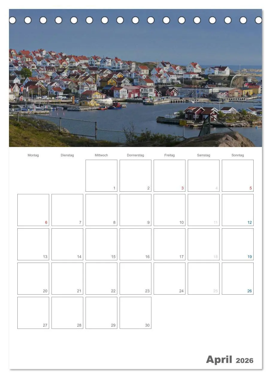 Bild: 9783516430271 | Typisch Schwedisch Bohuslän (Tischkalender 2026 DIN A5 hoch),...