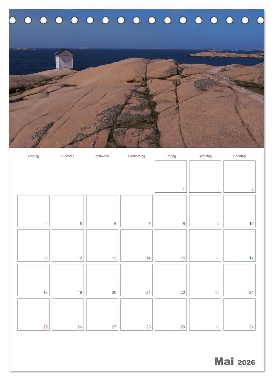 Bild: 9783516430271 | Typisch Schwedisch Bohuslän (Tischkalender 2026 DIN A5 hoch),...