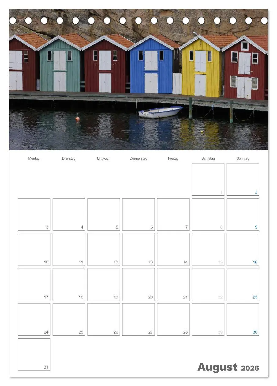 Bild: 9783516430271 | Typisch Schwedisch Bohuslän (Tischkalender 2026 DIN A5 hoch),...