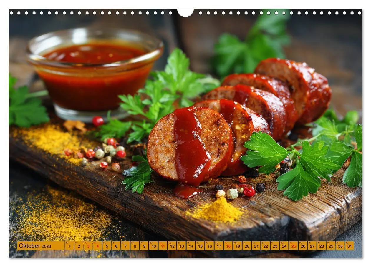 Bild: 9783516670271 | Currywurst Kalender - Das Berliner Kultgericht für Fleischliebhaber...