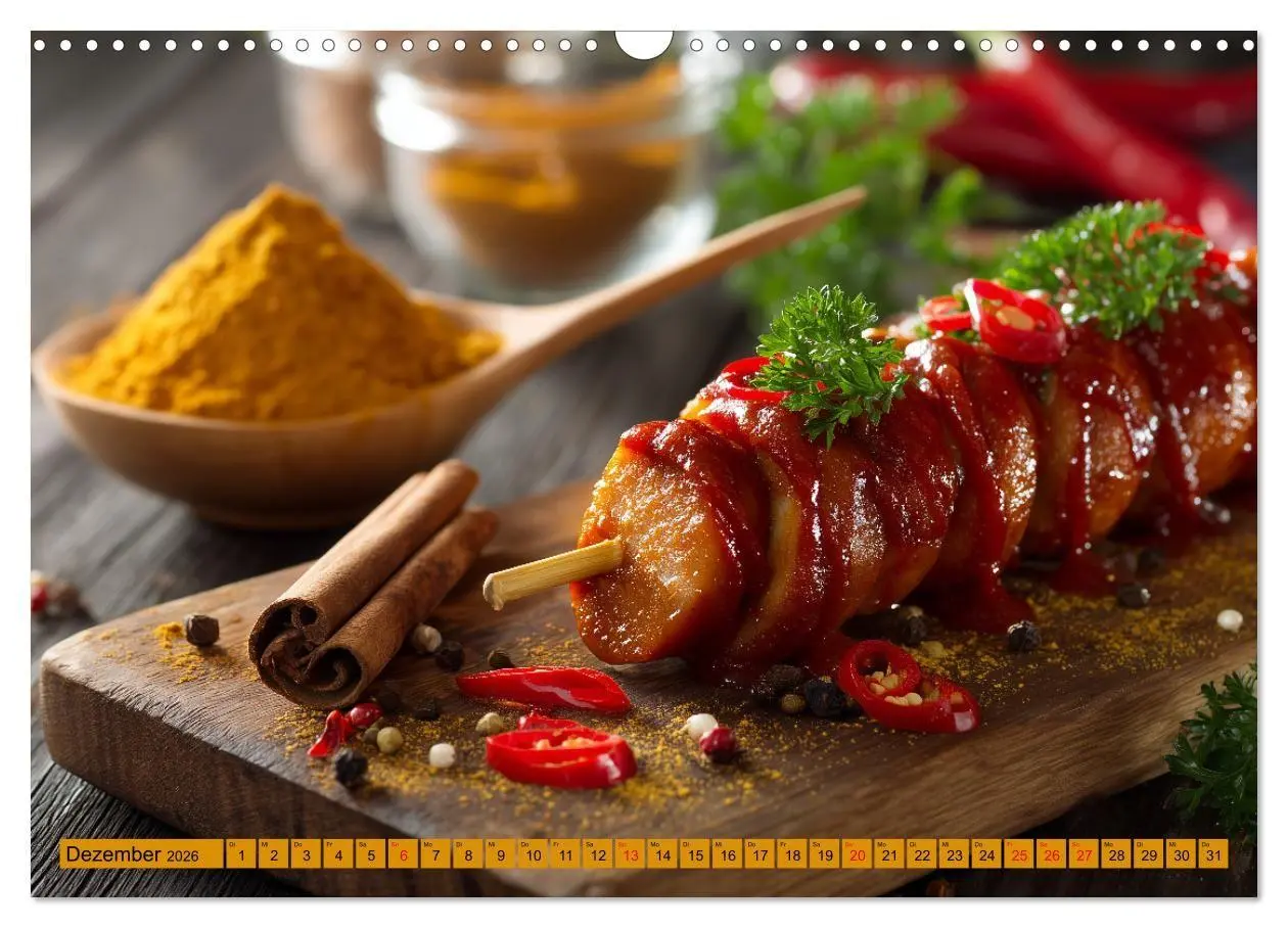 Bild: 9783516670271 | Currywurst Kalender - Das Berliner Kultgericht für Fleischliebhaber...