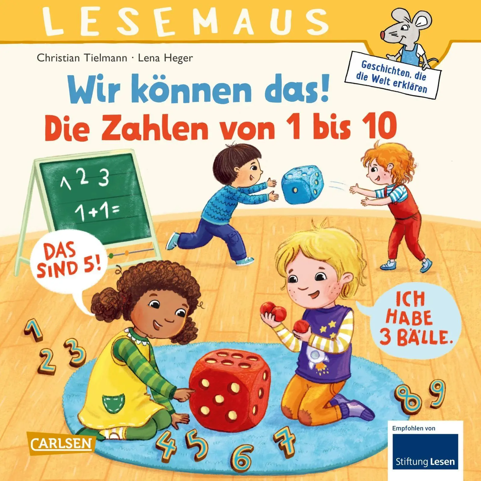 Cover: 9783551080271 | LESEMAUS 126: Wir können das! Die Zahlen von 1 bis 10 | Tielmann