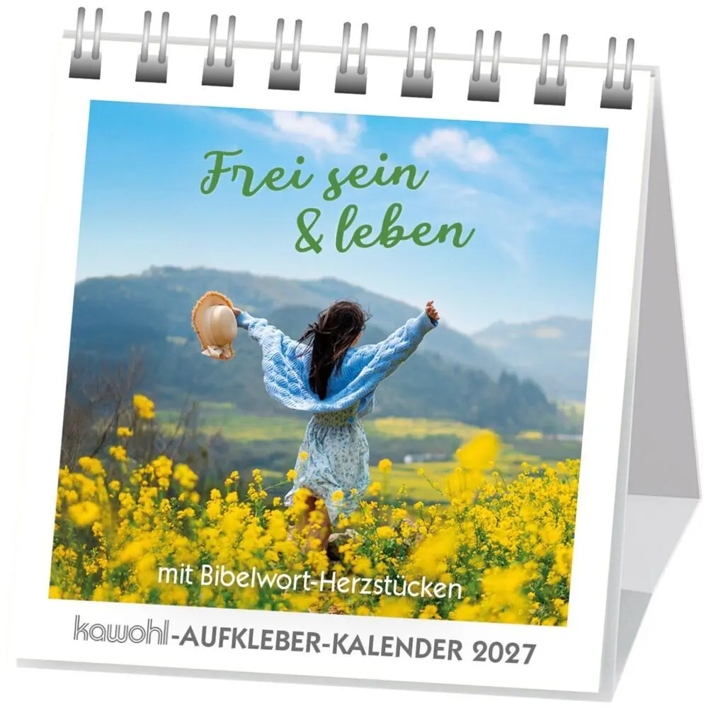 Cover: 9783754890271 | Frei sein &amp; leben 2027 | Aufkleber-Kalender | Kalender | Spiralbindung