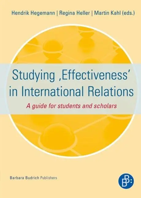 Cover: 9783847400271 | Studying Effectiveness in International Relations | Hendrik Hegemann