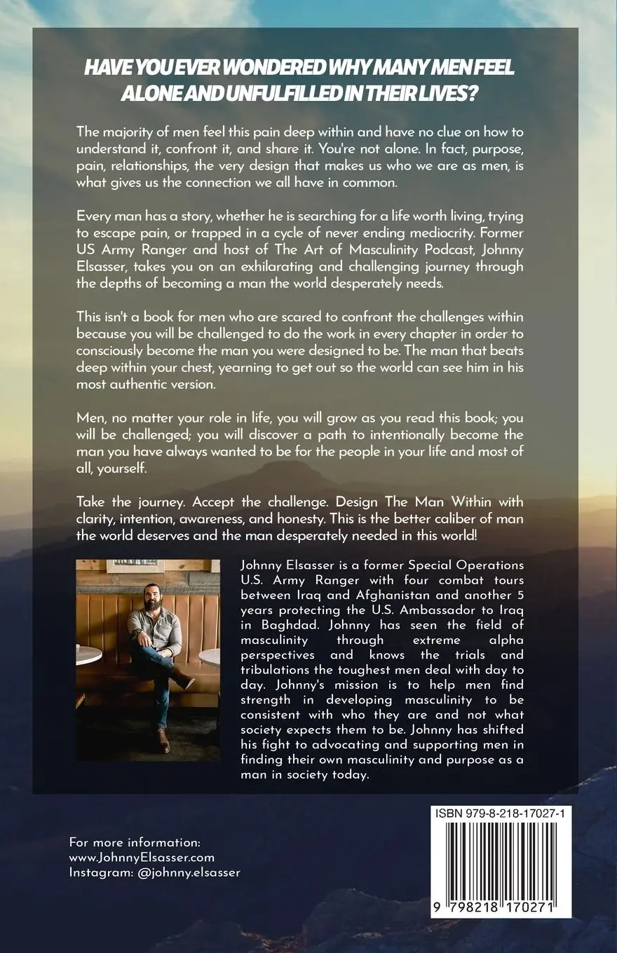 Rückseite: 9798218170271 | Design the Man Within | Johnny Elsasser | Taschenbuch | Englisch