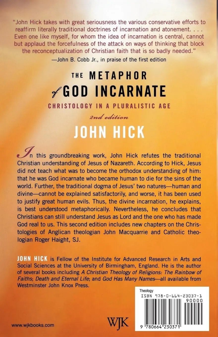 Rückseite: 9780664230371 | The Metaphor of God Incarnate | Christology in a Pluralistic Age