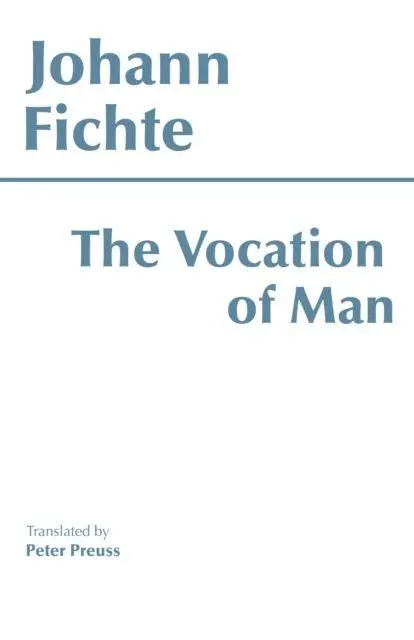 Hackett Publishing Co, Inc The Vocation Of Man