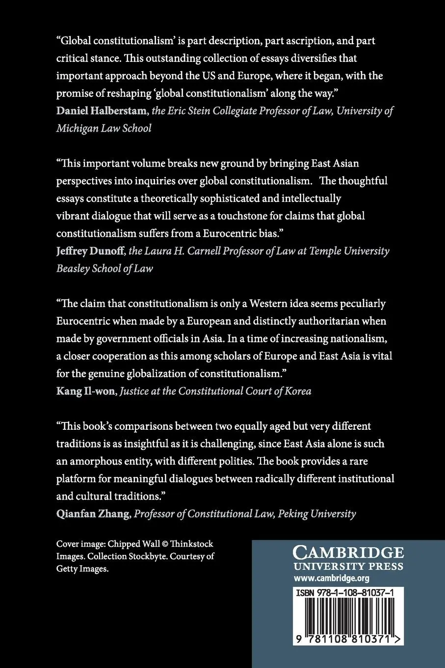 Rückseite: 9781108810371 | Global Constitutionalism from European and East Asian Perspectives