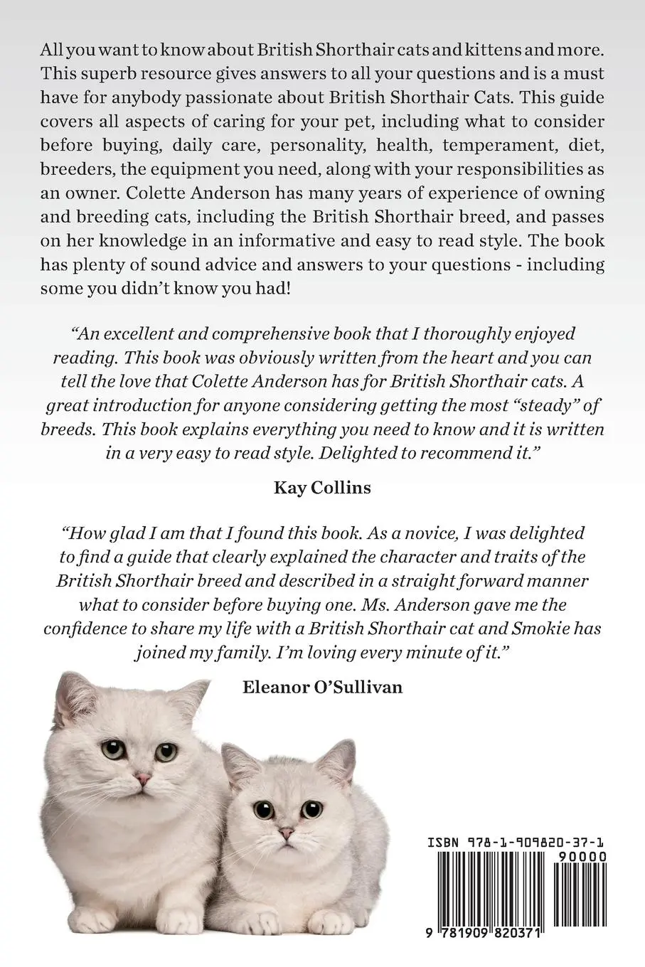 Rückseite: 9781909820371 | British Shorthair Cats, The Complete Owners Guide to British...