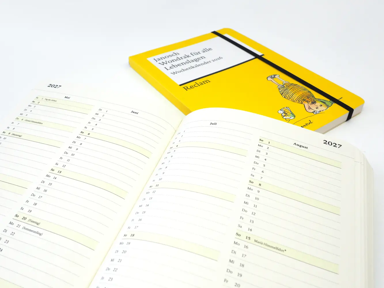 Bild: 9783150950371 | Wondrak für alle Lebenslagen. Wochenkalender 2026 | Janosch | Kalender