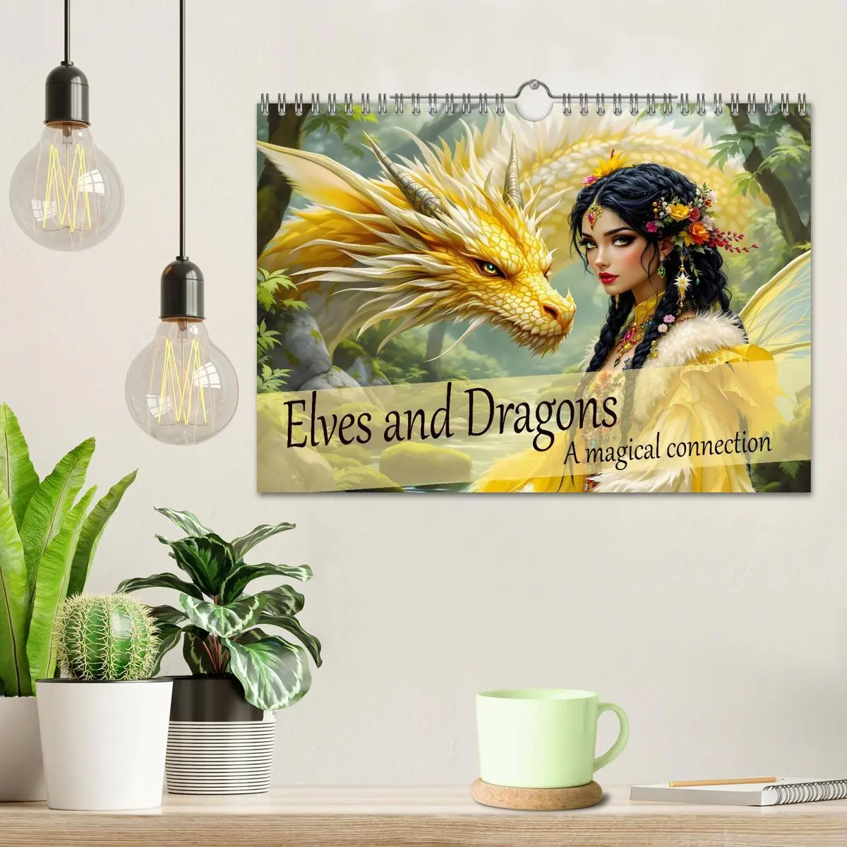 Bild: 9783457260371 | Elves and Dragons - A magical connection (Wall Calendar 2026 DIN A4...
