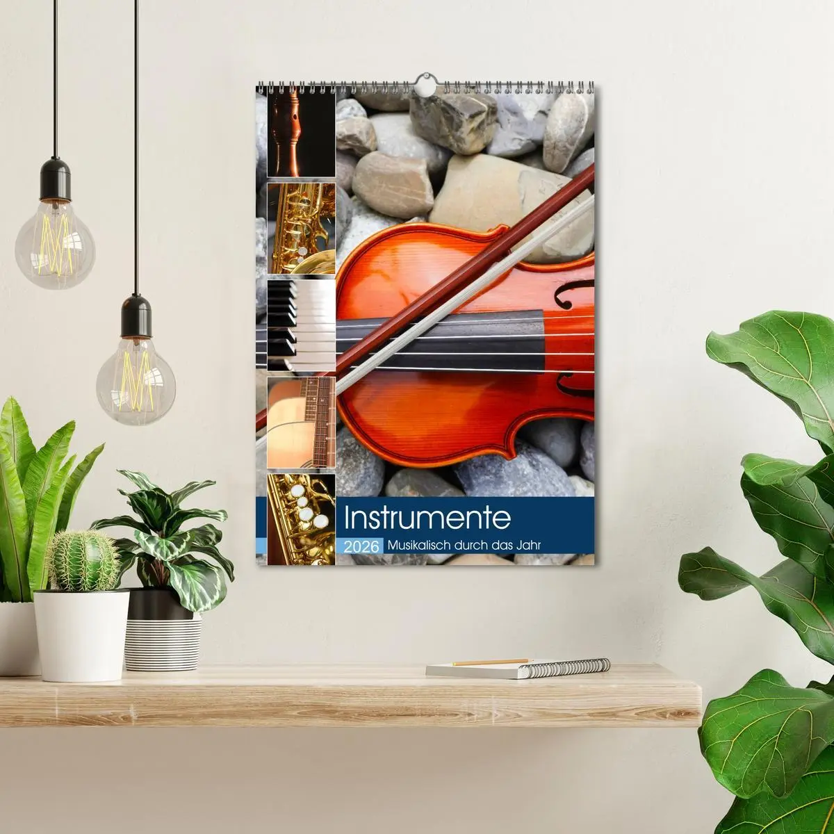 Bild: 9783516420371 | Instrumente - Musikalisch durch das Jahr (Wandkalender 2026 DIN A3...