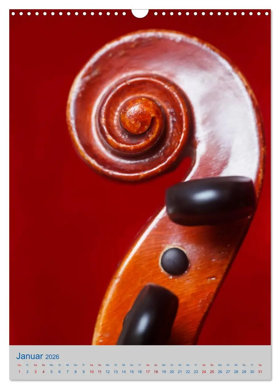 Bild: 9783516420371 | Instrumente - Musikalisch durch das Jahr (Wandkalender 2026 DIN A3...