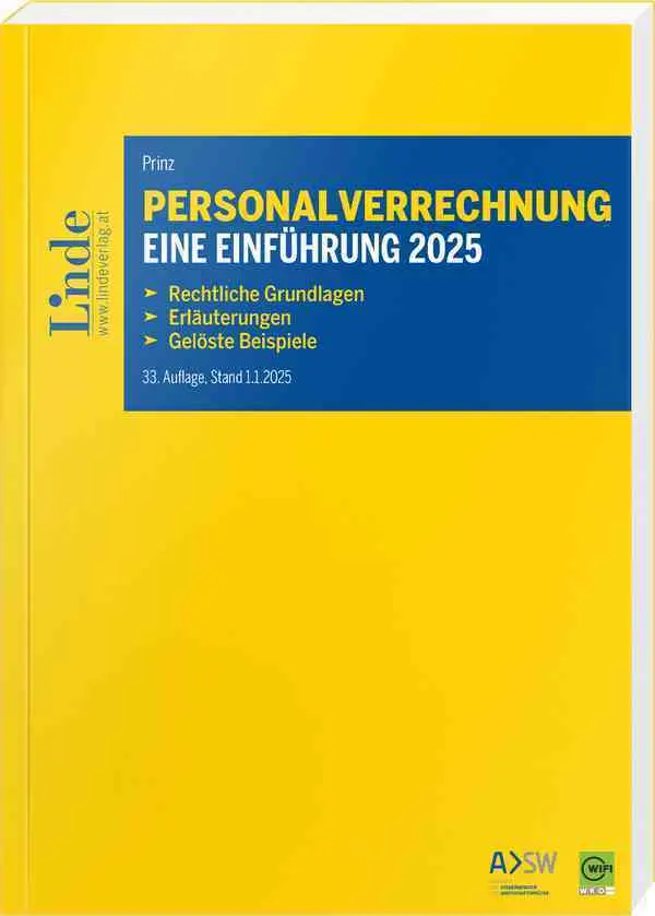 Cover: 9783707350371 | Personalverrechnung: eine Einführung 2025 | Irina Prinz | Taschenbuch