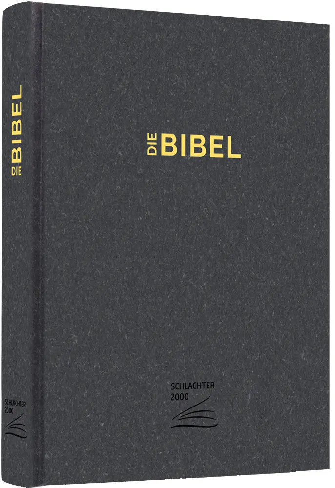 Cover: 9783866990371 | Schlachter 2000 Bibel - Schreibrandausgabe (Hardcover, anthrazit)