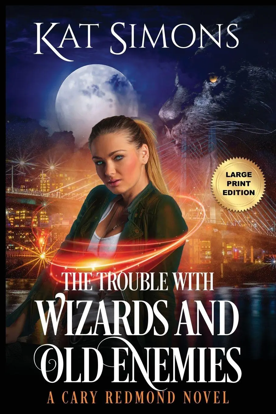Cover: 9781944600471 | The Trouble with Wizards and Old Enemies | Large Print Edition | Buch
